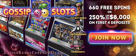 gossip slots bonus codes|Gossip Slots Casino Bonuses .